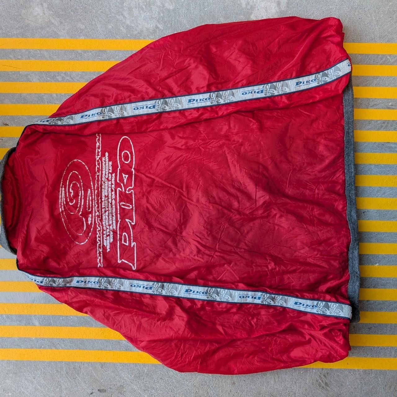 Vintage 90s Reversible Piko Japanese Surfwear Side Stripe Ski Jacket Size US XL / EU 56 / 4 - 2 Thumbnail