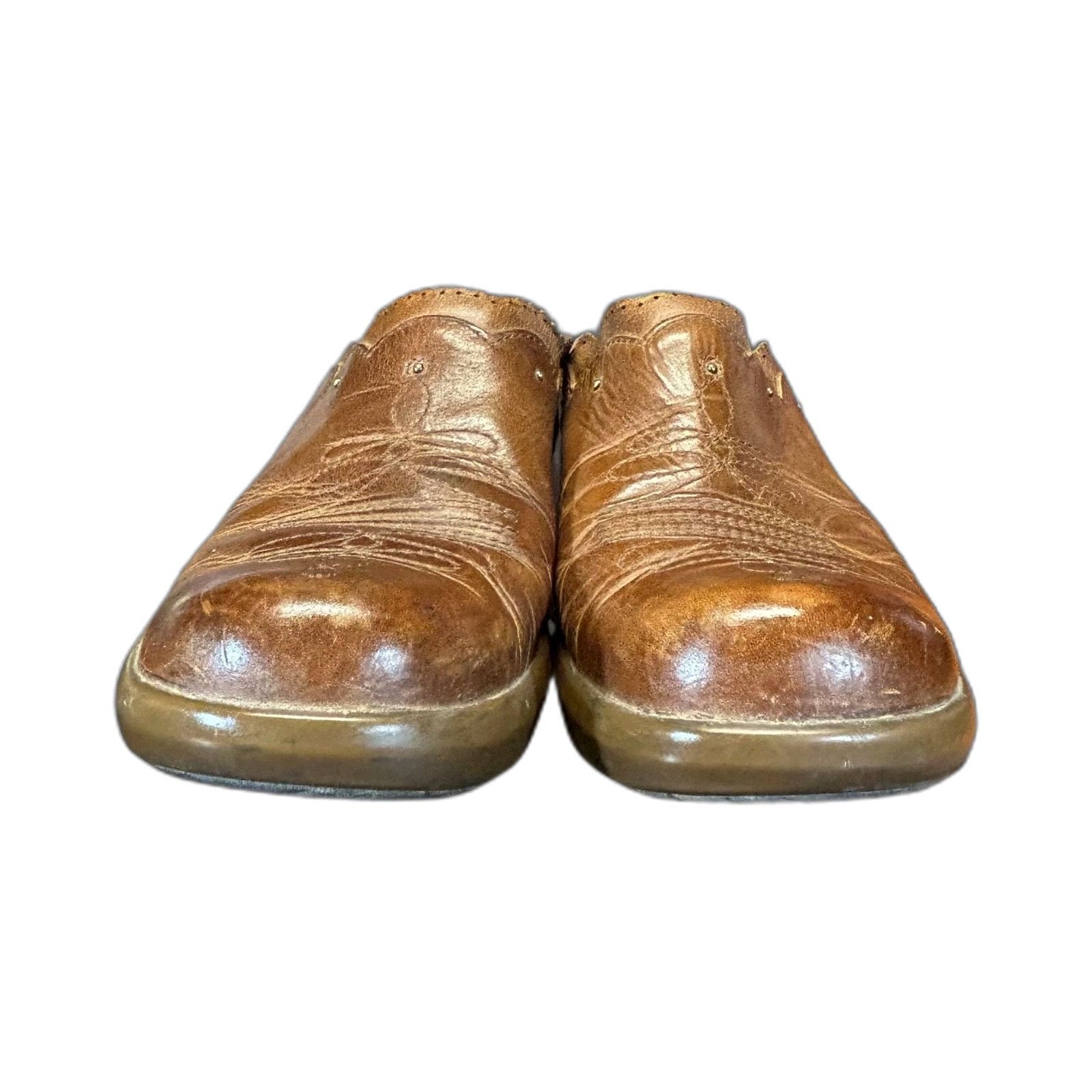 Ariat Ariat Womens Western Clog Shoes Size 7.5B Burgundy Leather S Size US 7.5 / EU 40-41 - 3 Thumbnail