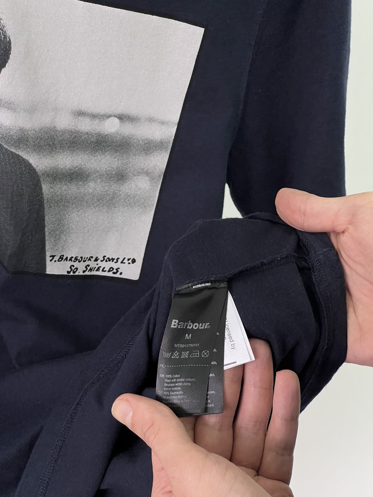 Barbour × Vintage Barbour Steve McQueen t shirt Size US M / EU 48-50 / 2 - 4 Thumbnail