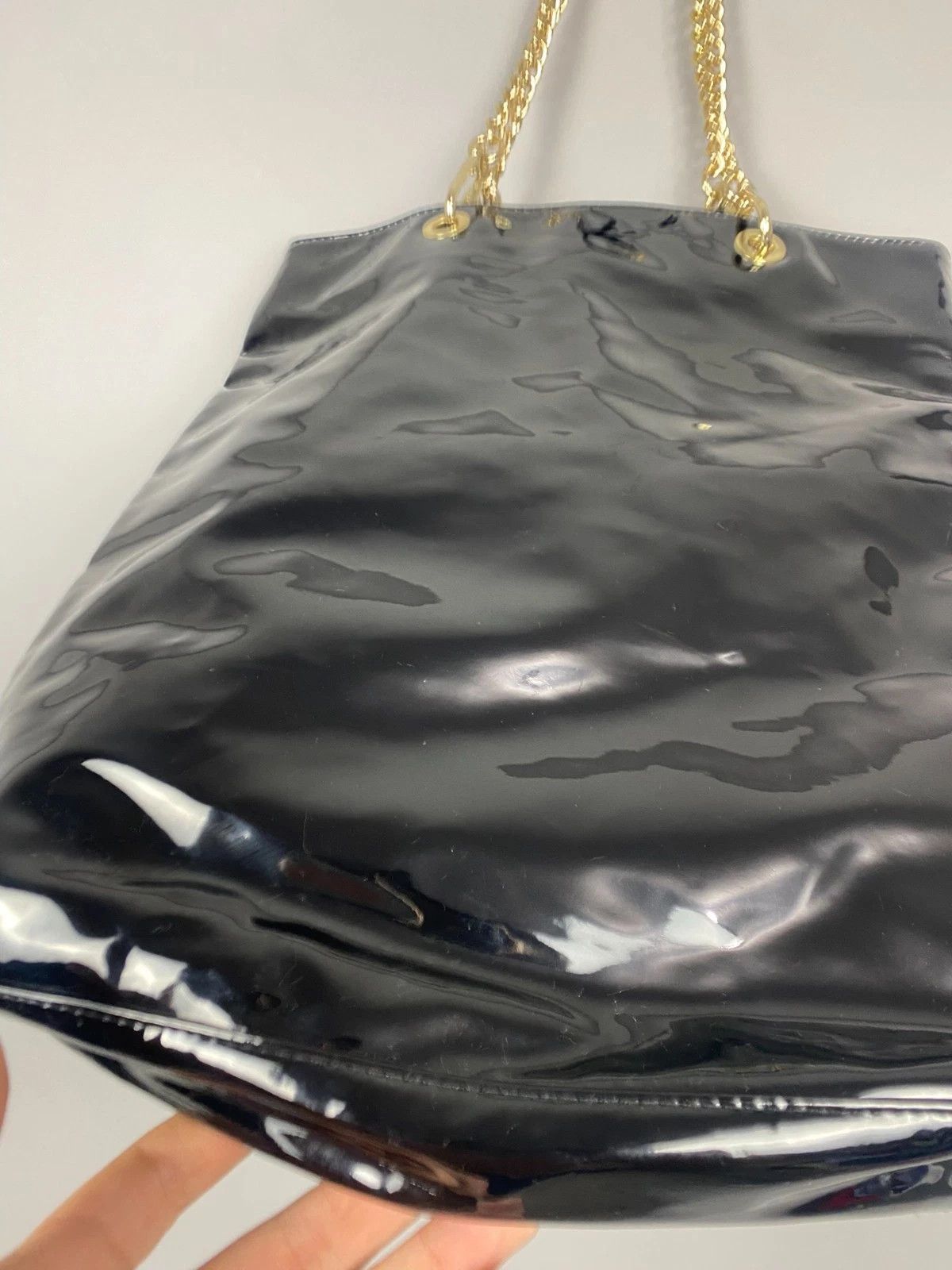 Jean Paul Gaultier Jean Paul Gaultier Parfum Lack Schwarz Shopper Tragetasche Size ONE SIZE - 7 Thumbnail