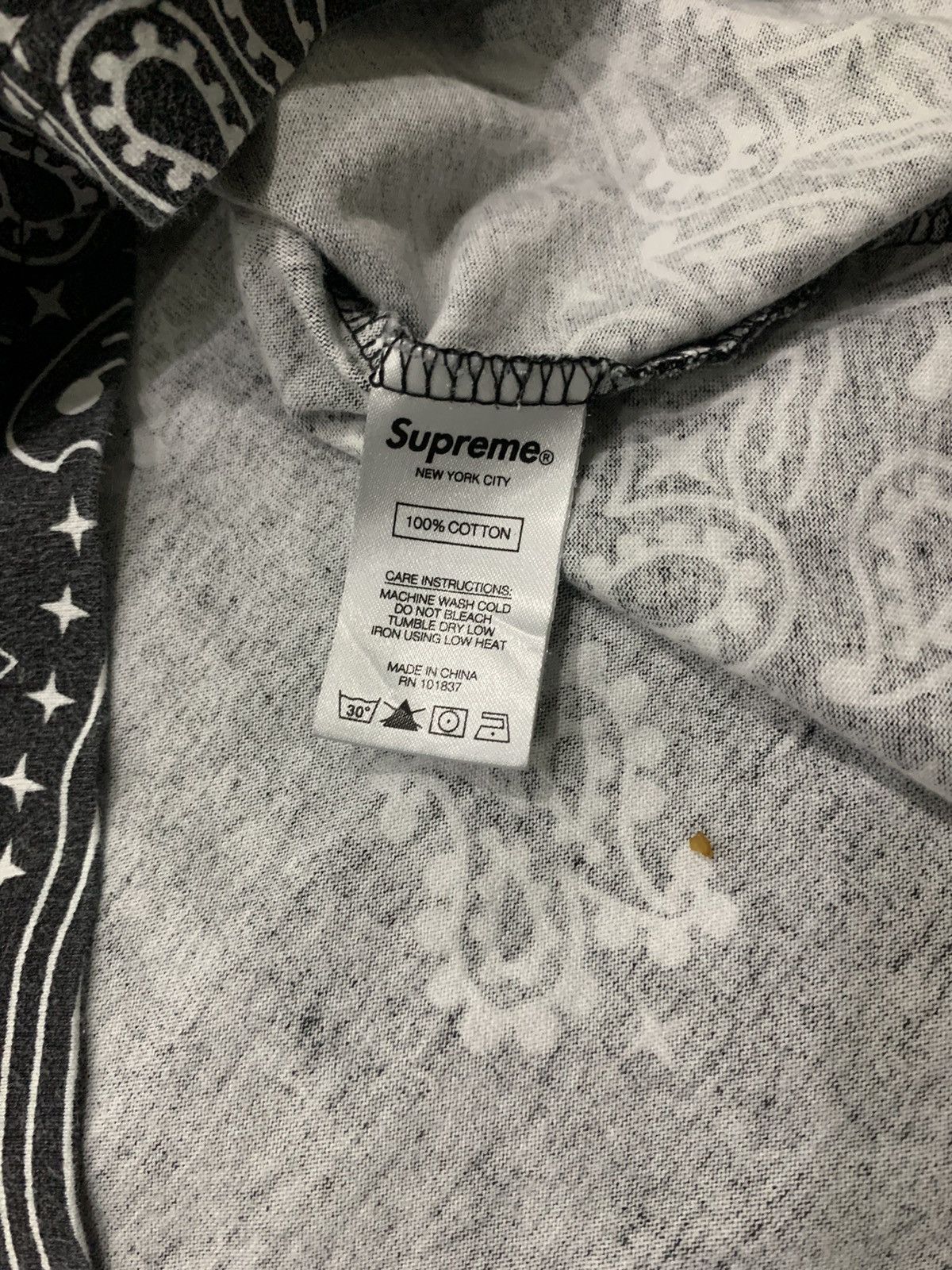 Supreme SUPREME X BANDANA SMALL BOX SHIRT Size US L / EU 52-54 / 3 - 4 Thumbnail