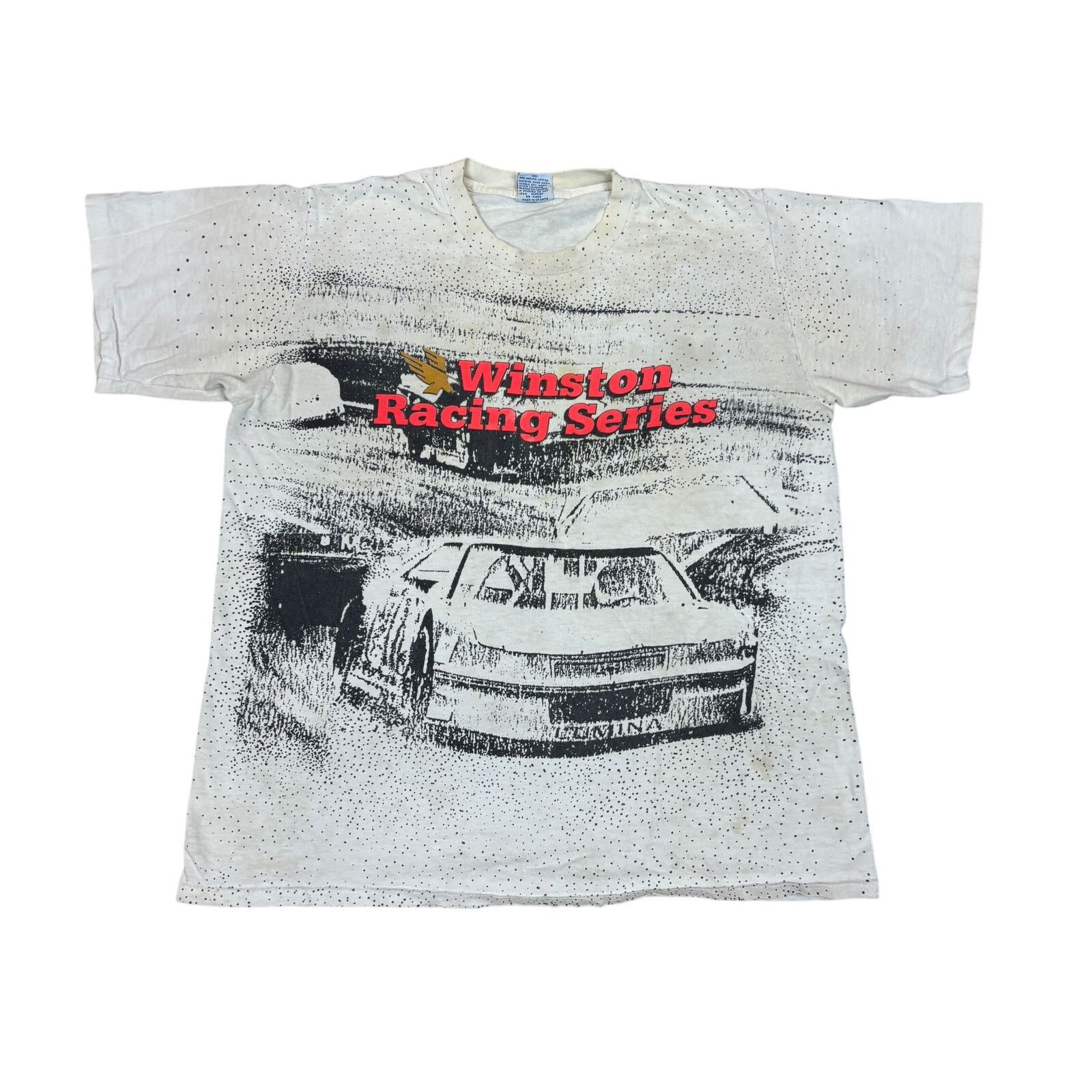 NASCAR × Vintage Vintage 90s Winston Racing Series Nascar AOP T Shirt Large Size US L / EU 52-54 / 3 - 1 Thumbnail