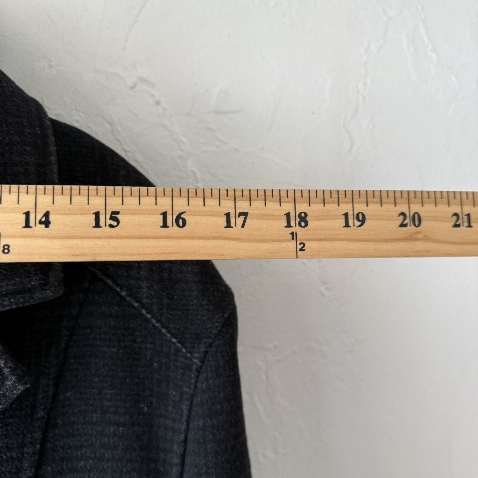 Pronto Uomo Pronto Uomo Tall Black Wool Blend Academia Twee Trench Coat Size US L / EU 52-54 / 3 - 9 Thumbnail