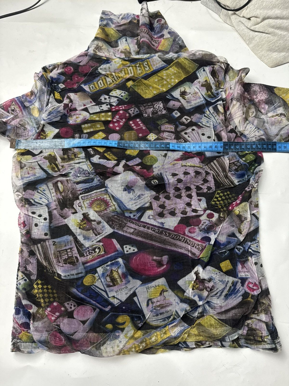 Hysteric Glamour Mesh Top Dominoes Jean Paul Styled Japanese Size US M / EU 48-50 / 2 - 6 Thumbnail