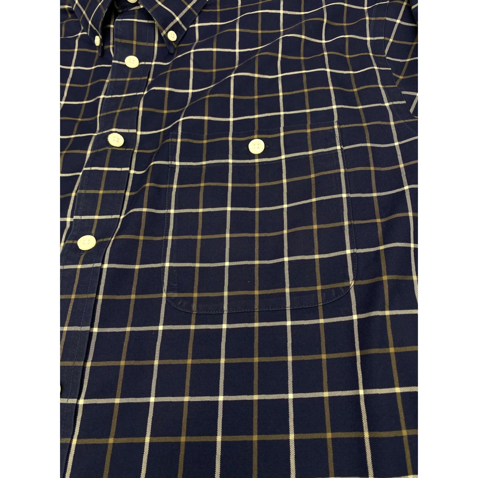 Orvis VINTAGE Orvis 77C9 Long Sleeve Button Up Men's Large Blue Check Shirt 100% Cotton 6612 Size US L / EU 52-54 / 3 - 4 Thumbnail