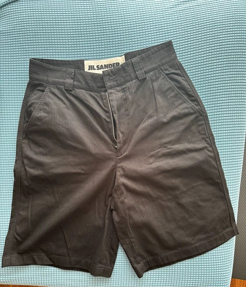 Jil Sander Jil Sander+ Cotton Military Style Shorts - dmc Size US 36 / EU 52 - 1 Thumbnail