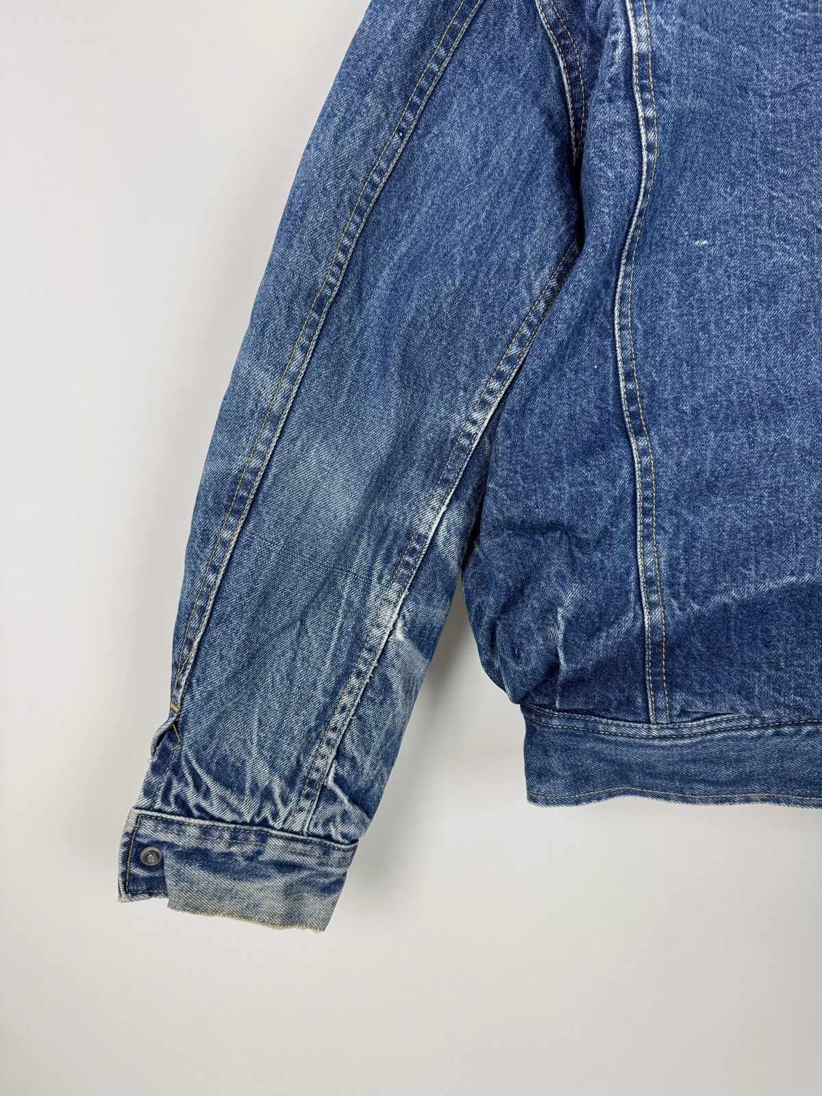 Lee 80’s Vintage Lee Roper Washed Denim Sherpa Jacket Size US L / EU 52-54 / 3 - 16 Thumbnail