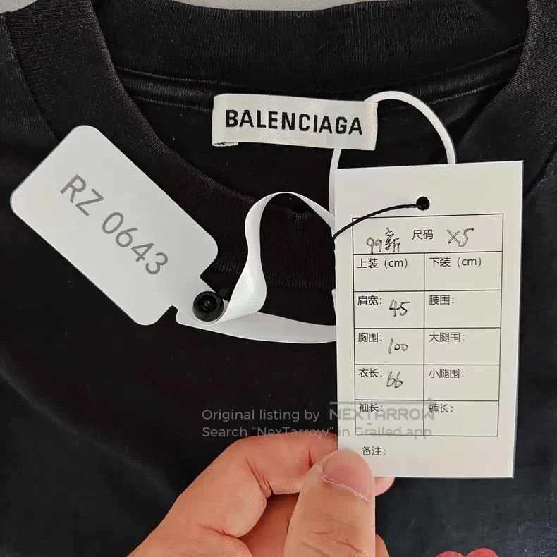 Balenciaga Balenciaga Short Sleeve Size US XS / EU 42 / 0 - 2 Thumbnail