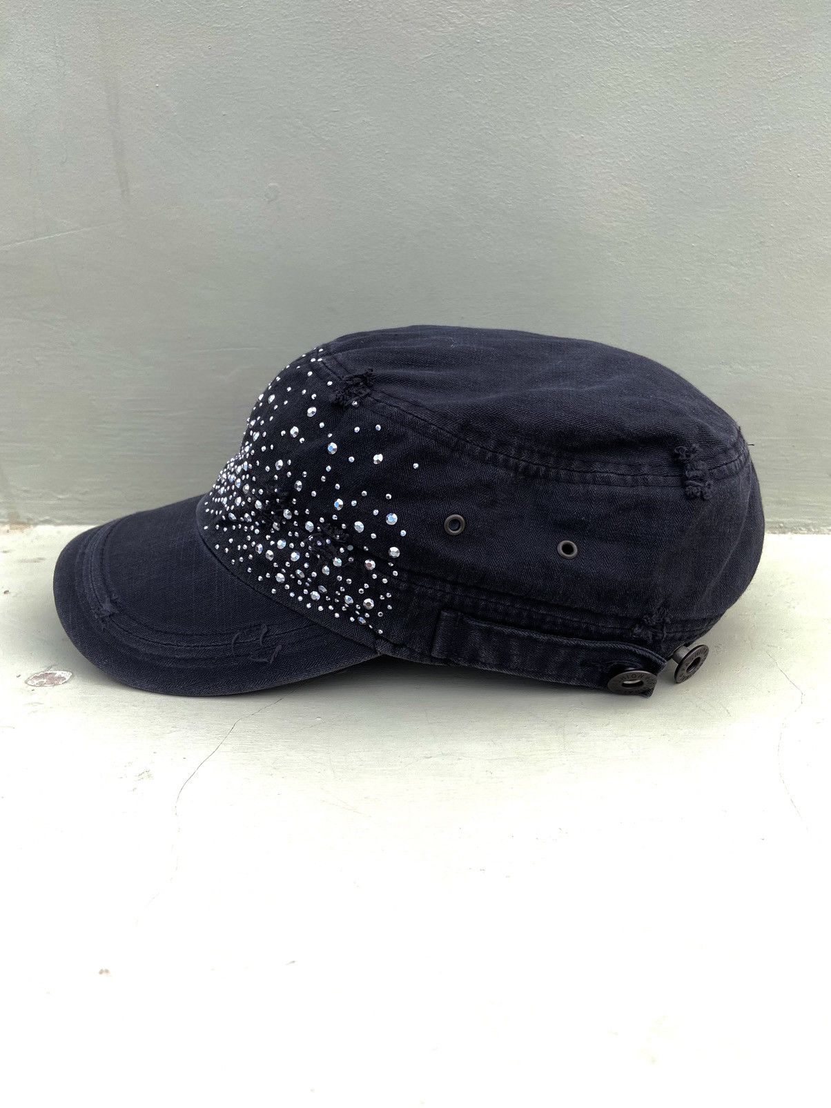 If Six Was Nine 2000s patrol hat studded with sparkling zircons Size ONE SIZE - 5 Thumbnail
