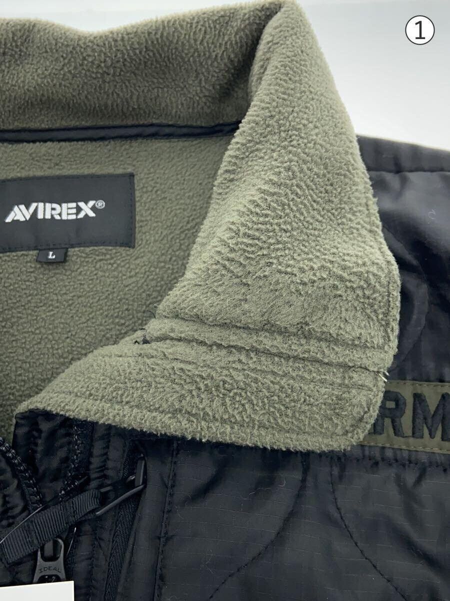 Avirex Avirex Quilt Combi Pilling Polyester Fleece Jacket Size US L / EU 52-54 / 3 - 6 Thumbnail