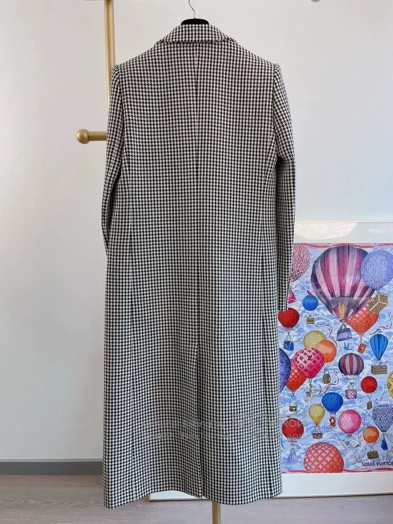 Givenchy Givenchy Black and White Checkered Coat Size XS / US 0-2 / IT 36-38 - 2 Thumbnail