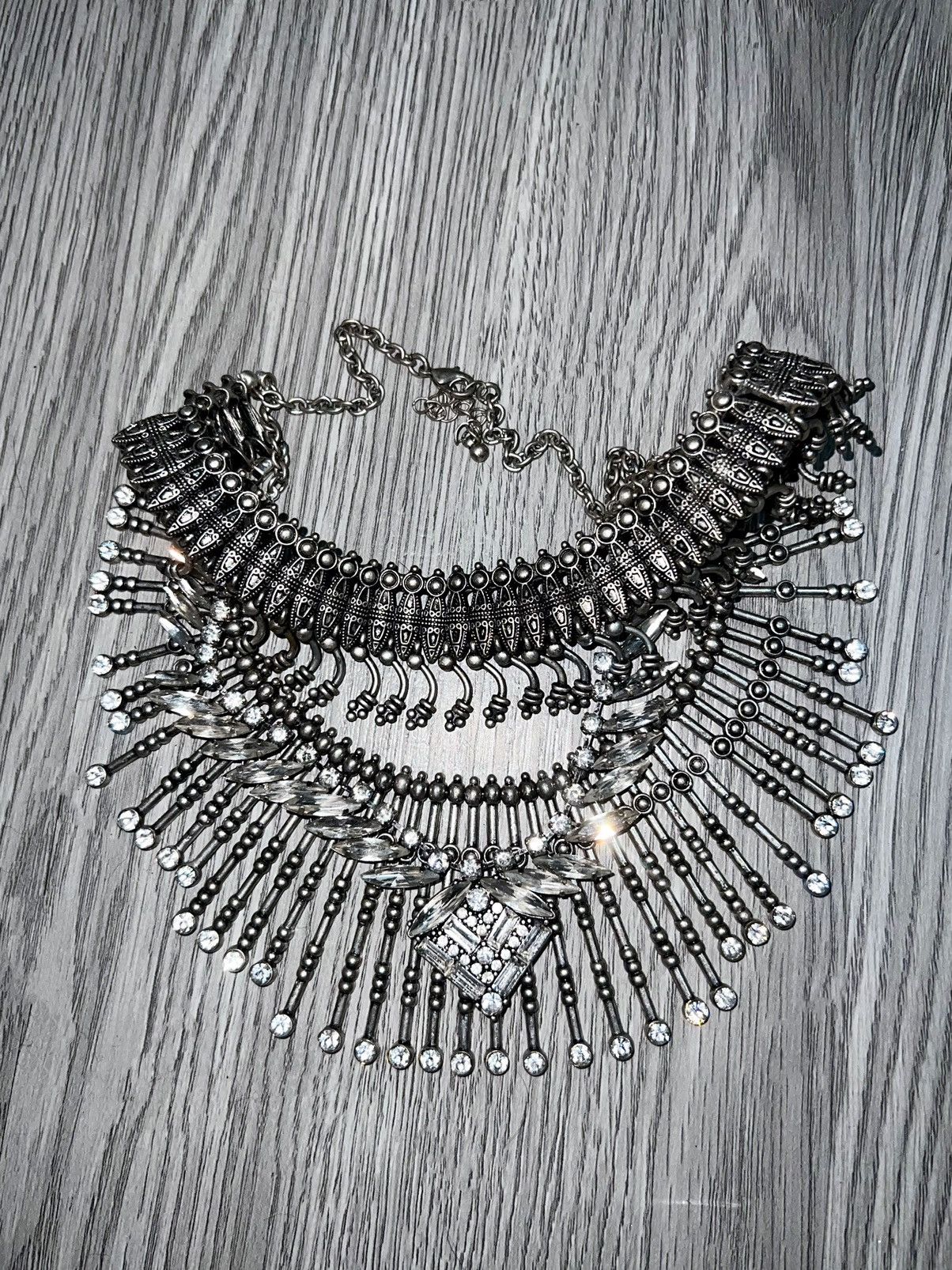 Japanese Brand Vintage bohemian silver layer necklace 🪩➕ Size ONE SIZE - 2 Thumbnail