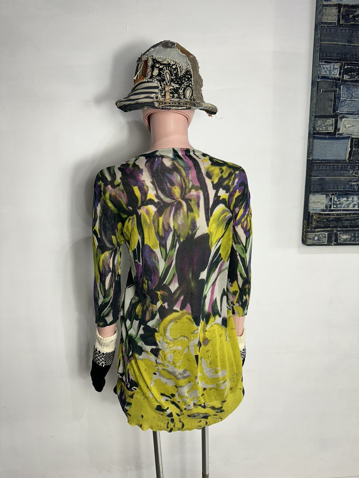 Dries Van Noten Dries Van Noten Multicolored Art Cardigan Size M / US 6-8 / IT 42-44 - 4 Thumbnail