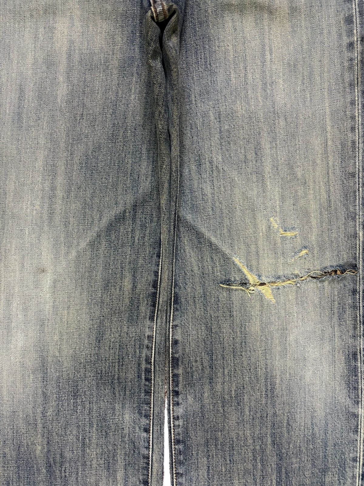 Japanese Brand Vintage Japanese Brand Distressed Baggy Jeans Size US 29 - 5 Thumbnail