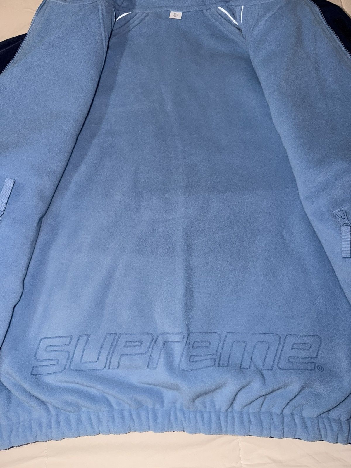Supreme Supreme Polartec reversible track jacket navy (Medium) Size US M / EU 48-50 / 2 - 13 Thumbnail