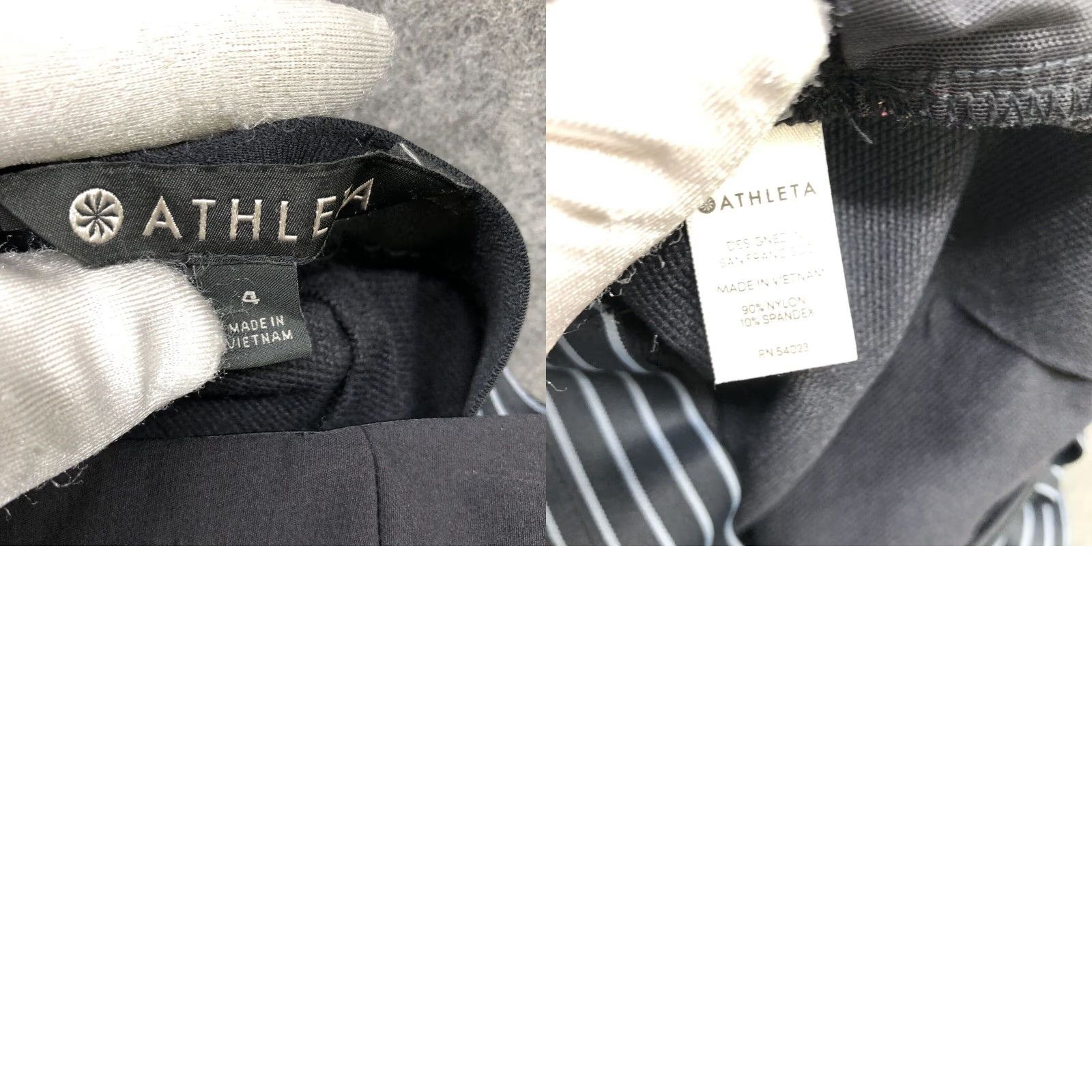 Athleta Athleta Womens Black Ankle Pants Size 4 XL Extra Large Mid Rise Slim Size 27" / US 4 / IT 40 - 8 Thumbnail
