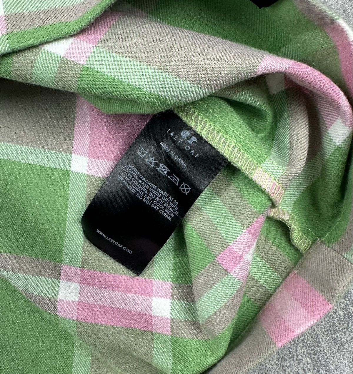 Lazy Oaf Lazy Oaf Checked Shirt Flannel Button Up Size US M / EU 48-50 / 2 - 11 Thumbnail