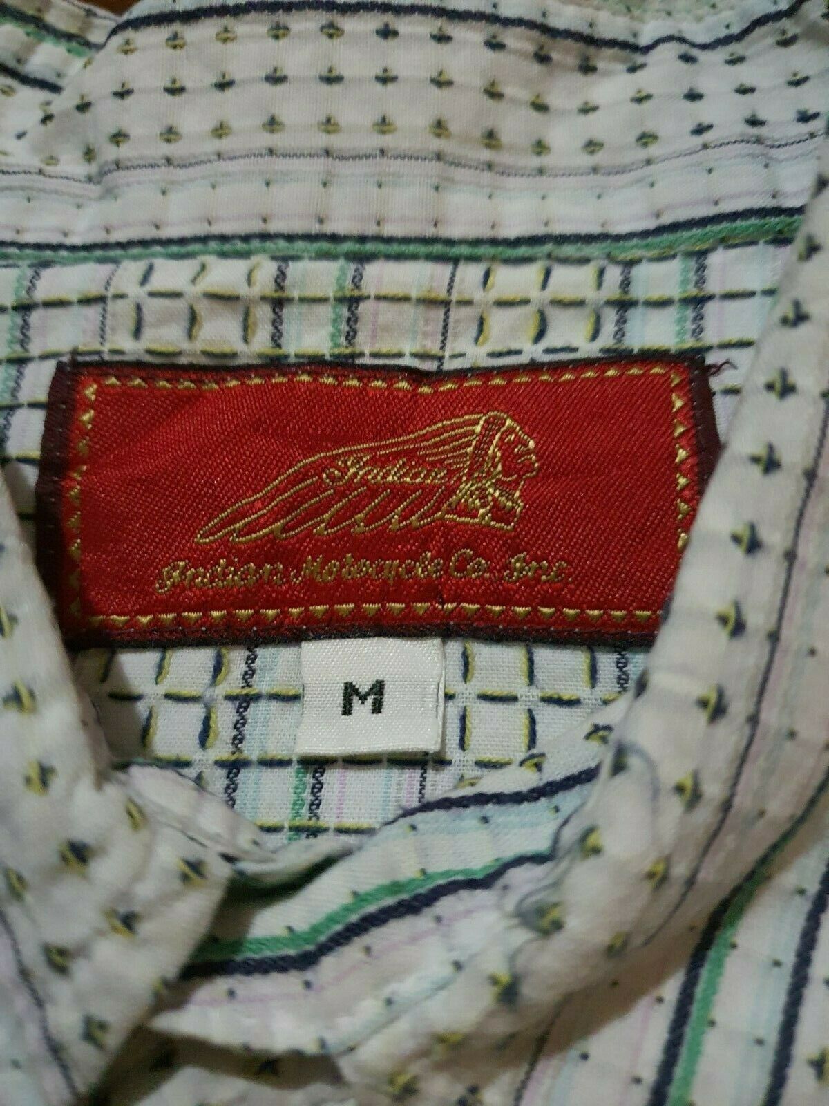 Indian Motorcycle Indian motorcycle co inc western shirt cowboy rodeo Size US M / EU 48-50 / 2 - 3 Thumbnail