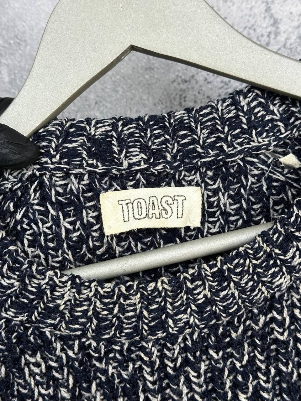Other TOAST Merino Wool Chunky Knit Sweater Marled Fisherman Cozy Size S / US 4 / IT 40 - 11 Thumbnail