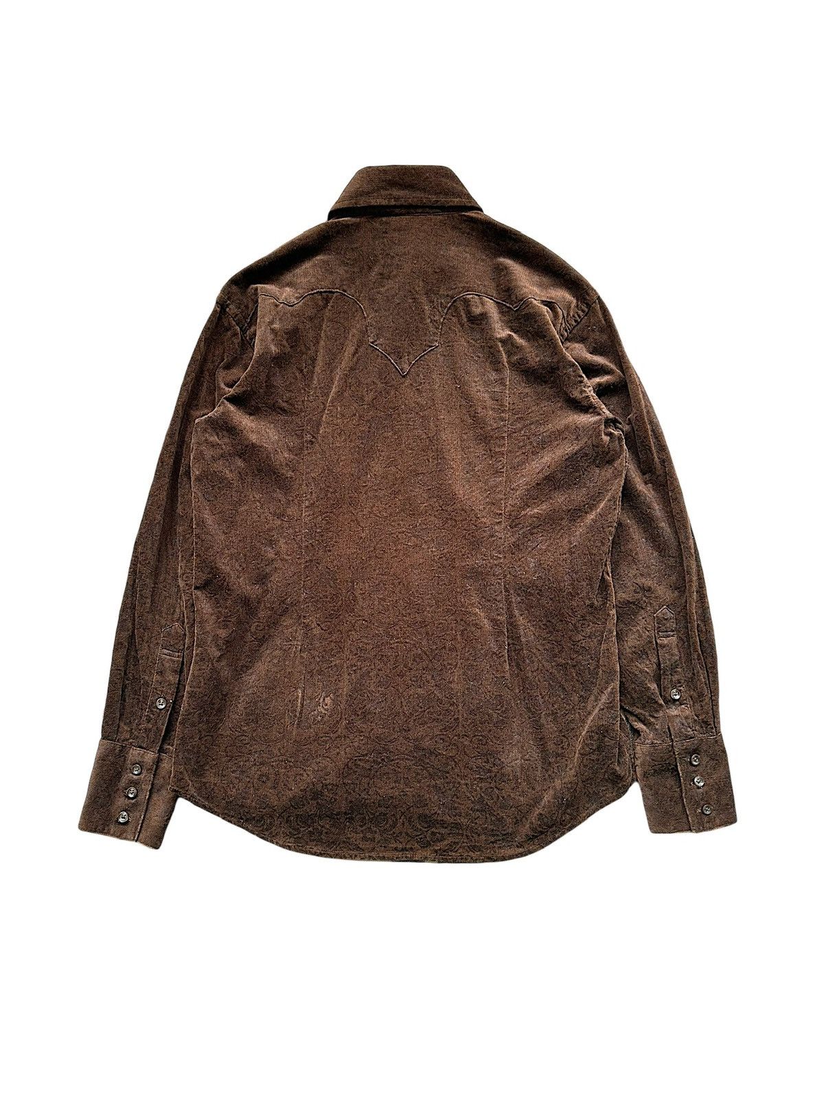 semanticdesign 2000's TAKA-Q ethnic couture corduroy shirt Size US M / EU 48-50 / 2 - 2 Thumbnail