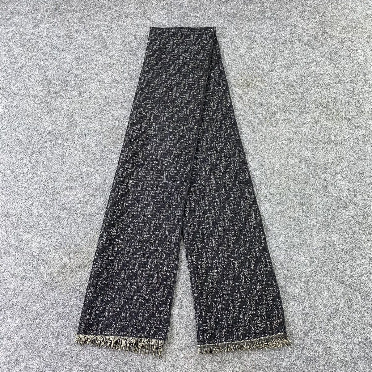 Fendi × Vintage Fendi FF Monogram Muffler / Scarf / Neckwear -K050 Size ONE SIZE - 2 Thumbnail