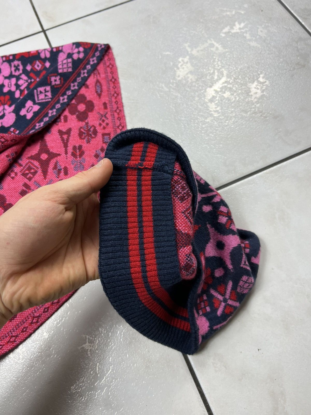 Louis Vuitton Vintage Louis Vuitton set hat+scarf floral monogram luxury Size ONE SIZE - 12 Thumbnail