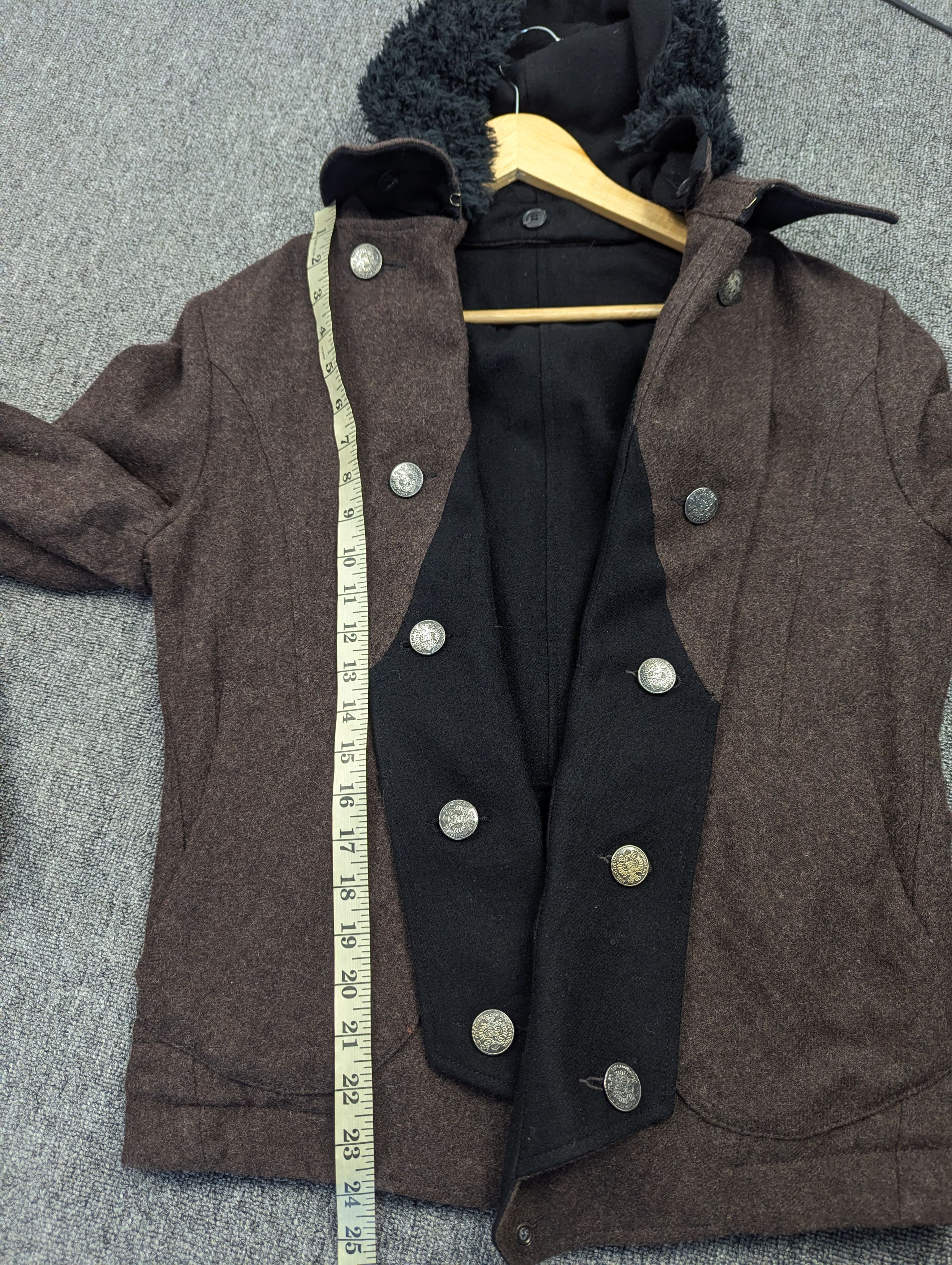 PPFM PPFM Double Collar Reversible Wool Hooded Jacket Size US L / EU 52-54 / 3 - 18 Thumbnail