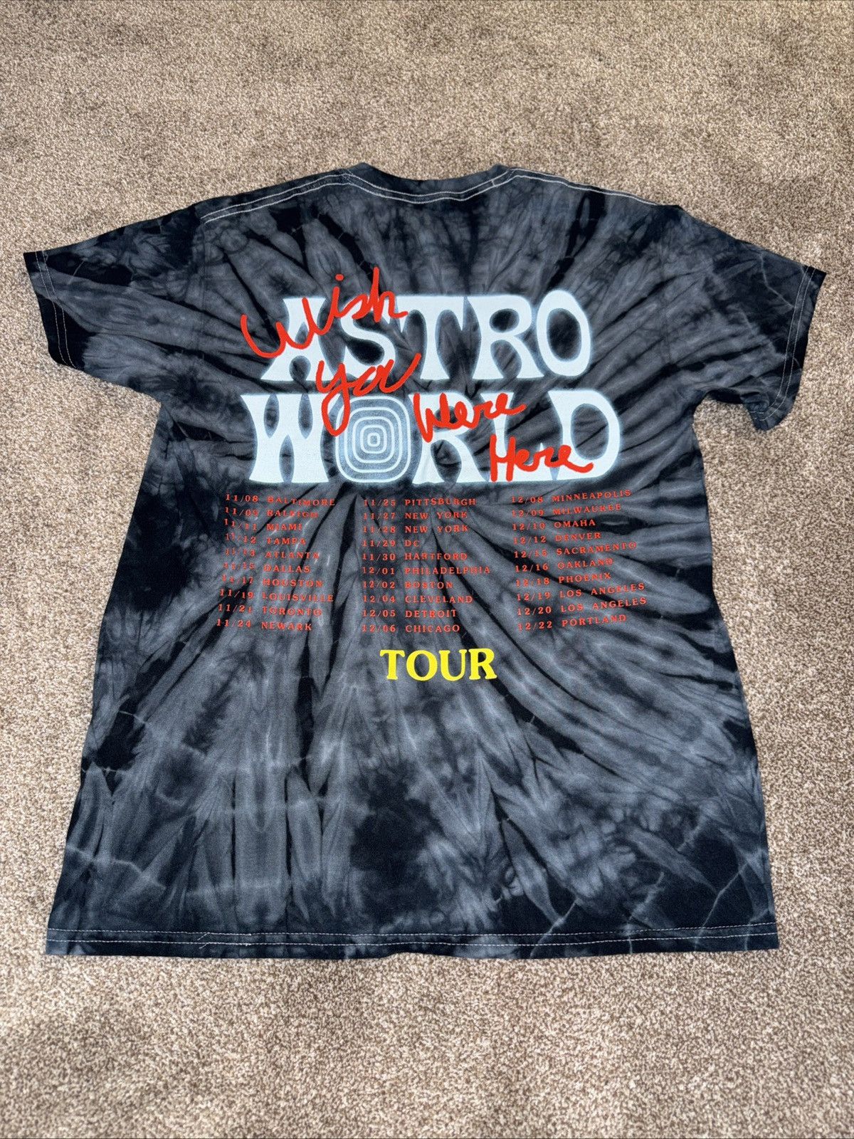 Travis Scott Travis Scott X Astro World No Bystanders Tee Size Medium Size US M / EU 48-50 / 2 - 1 Thumbnail