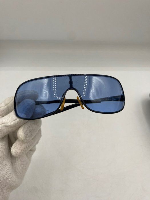 Gucci Sunglasses Mask Logo Shield GG Sport 90s Vintage