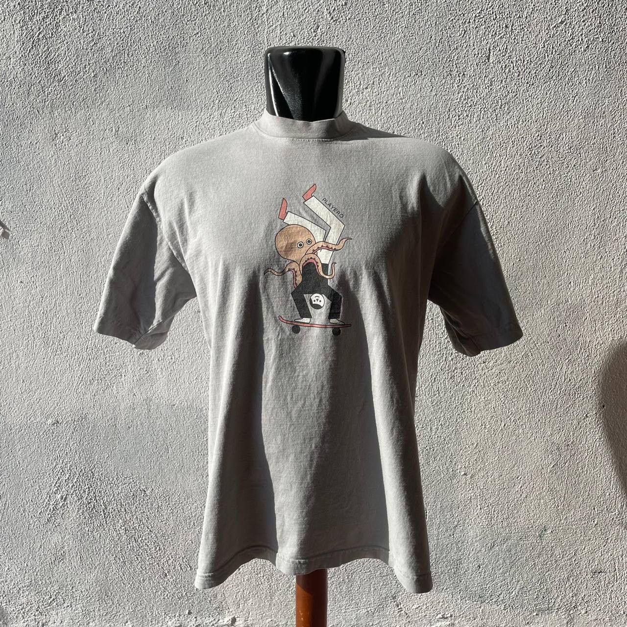 Vintage ⭐️SALE⭐️ [M] PLAYEZRO SKATEBOARD SQUID TSHIRT Size US M / EU 48-50 / 2 - 1 Thumbnail