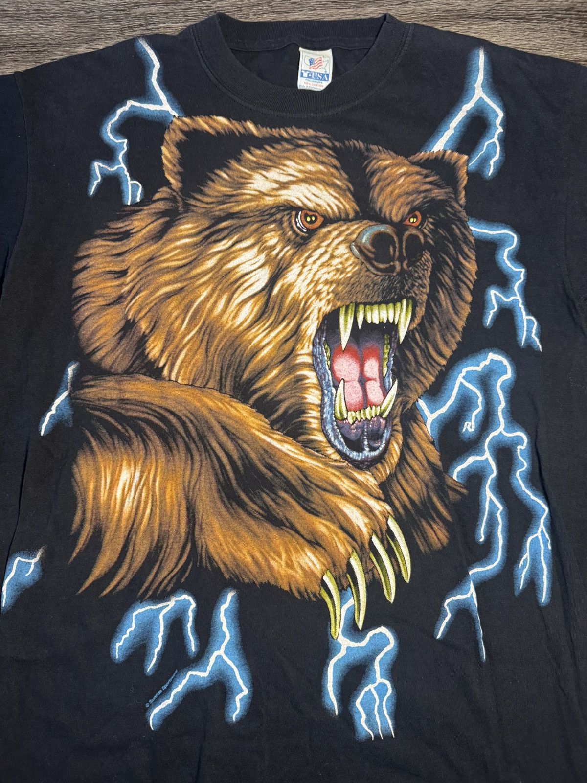 Vintage American Thunder Vintage T-Shirt Size US L / EU 52-54 / 3 - 2 Thumbnail