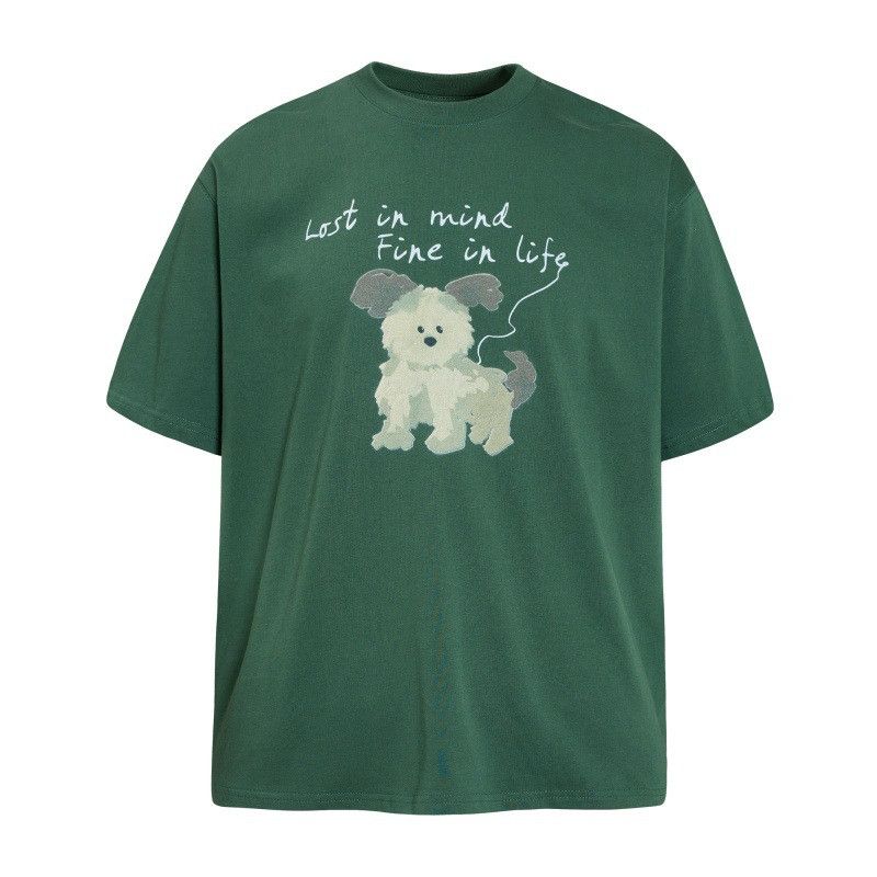 Japanese Brand Men's American-Style Cartoon Puppy T-Shirt Size US M / EU 48-50 / 2 - 1 Thumbnail