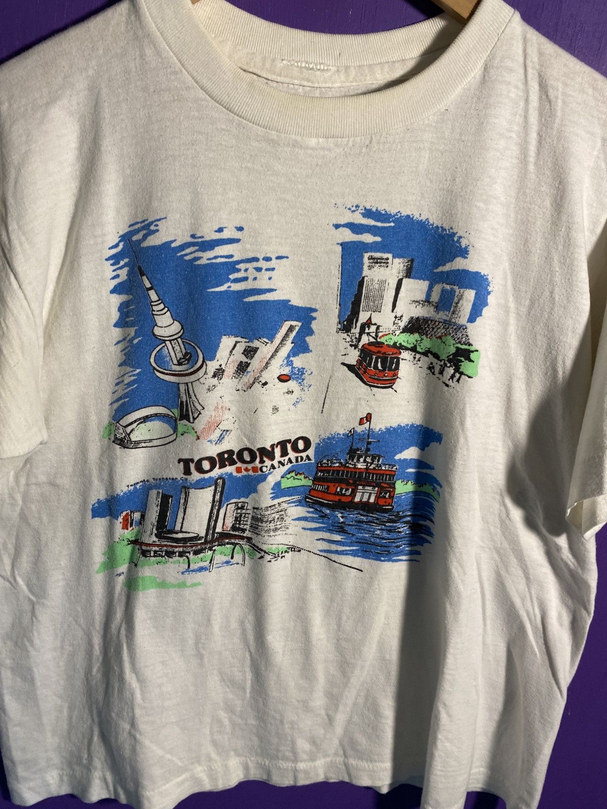 Other Vintage 80s Toronto Canada tourist tee Size US L / EU 52-54 / 3 - 3 Thumbnail