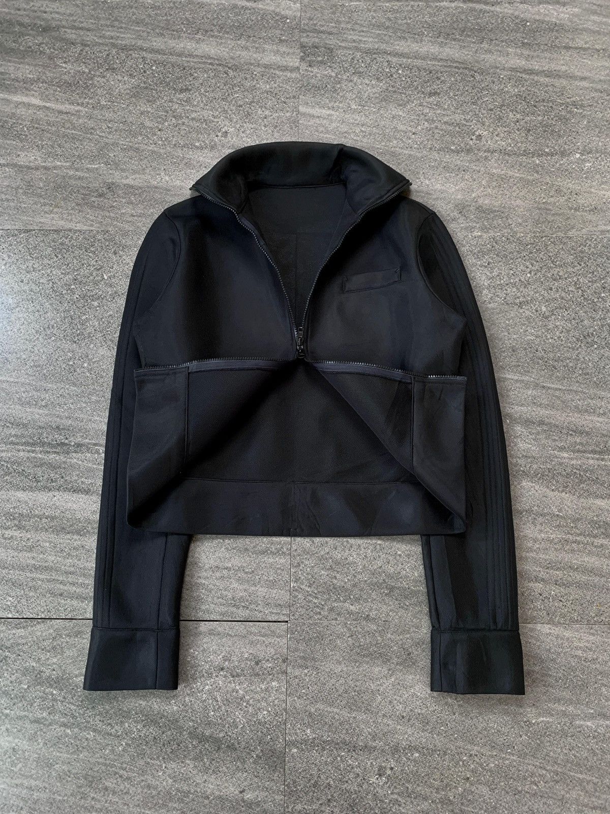 Yohji Yamamoto FREE TAX! Polyester One Pocket Biker Jacket - Medium Size US M / EU 48-50 / 2 - 5 Thumbnail