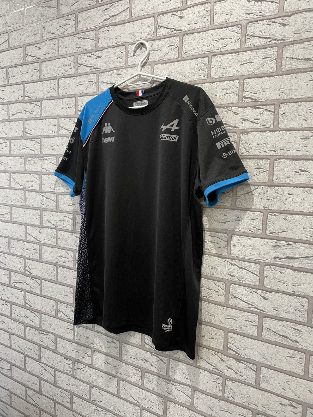 Formula 1 Kappa F1 team RACING BWT ALPINE FORMULA ONE JERSEY T-Shirt Size US XL / EU 56 / 4 - 3 Thumbnail