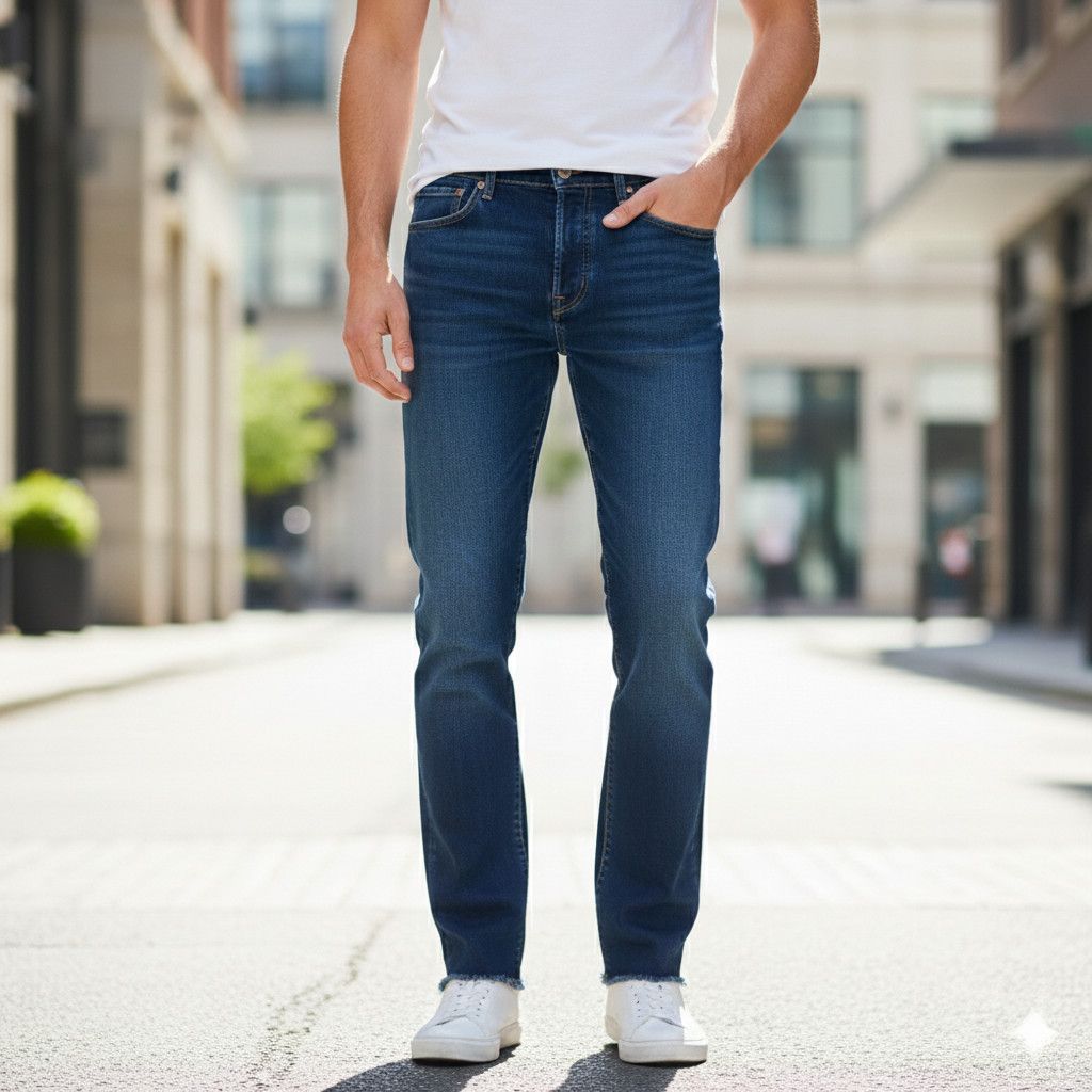 Levi's Levi's 501 34x30 Button Fly Blue Denim Jeans Dark Wash Size US 34 / EU 50 - 3 Thumbnail