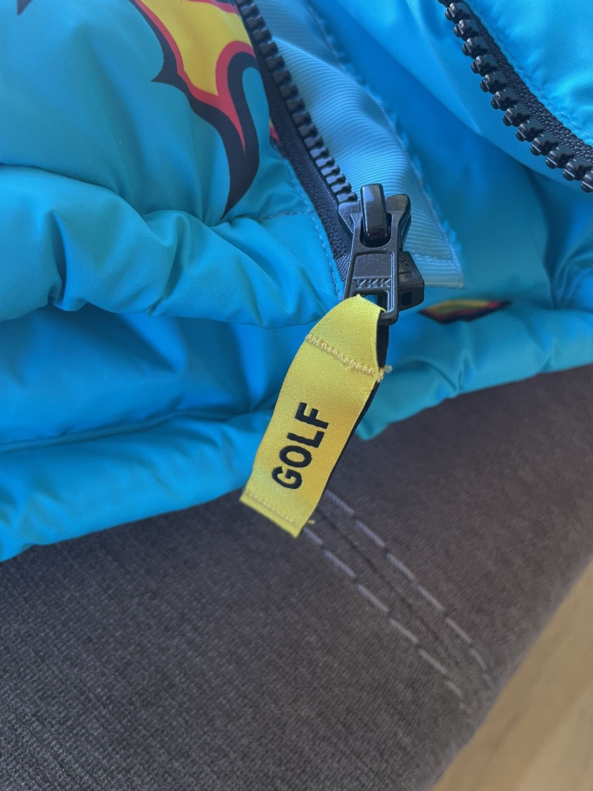 Golf Wang Golf Wang Flame Puffy Jacket (10 yr anniversary) Size US L / EU 52-54 / 3 - 6 Thumbnail