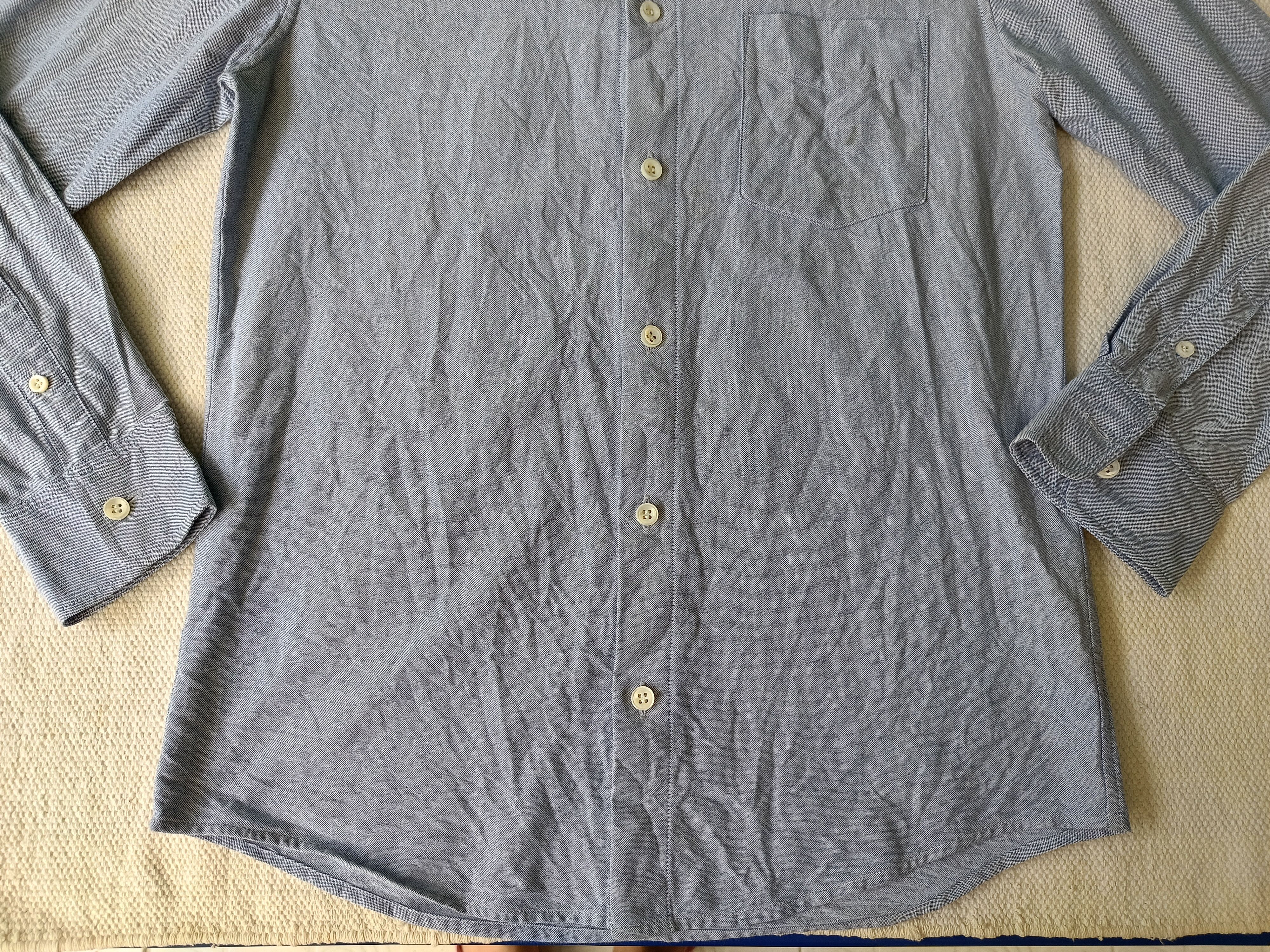 A.P.C. APC A.P.C. Rue Madame Paris blue oxford shirt XS Size US XS / EU 42 / 0 - 9 Thumbnail