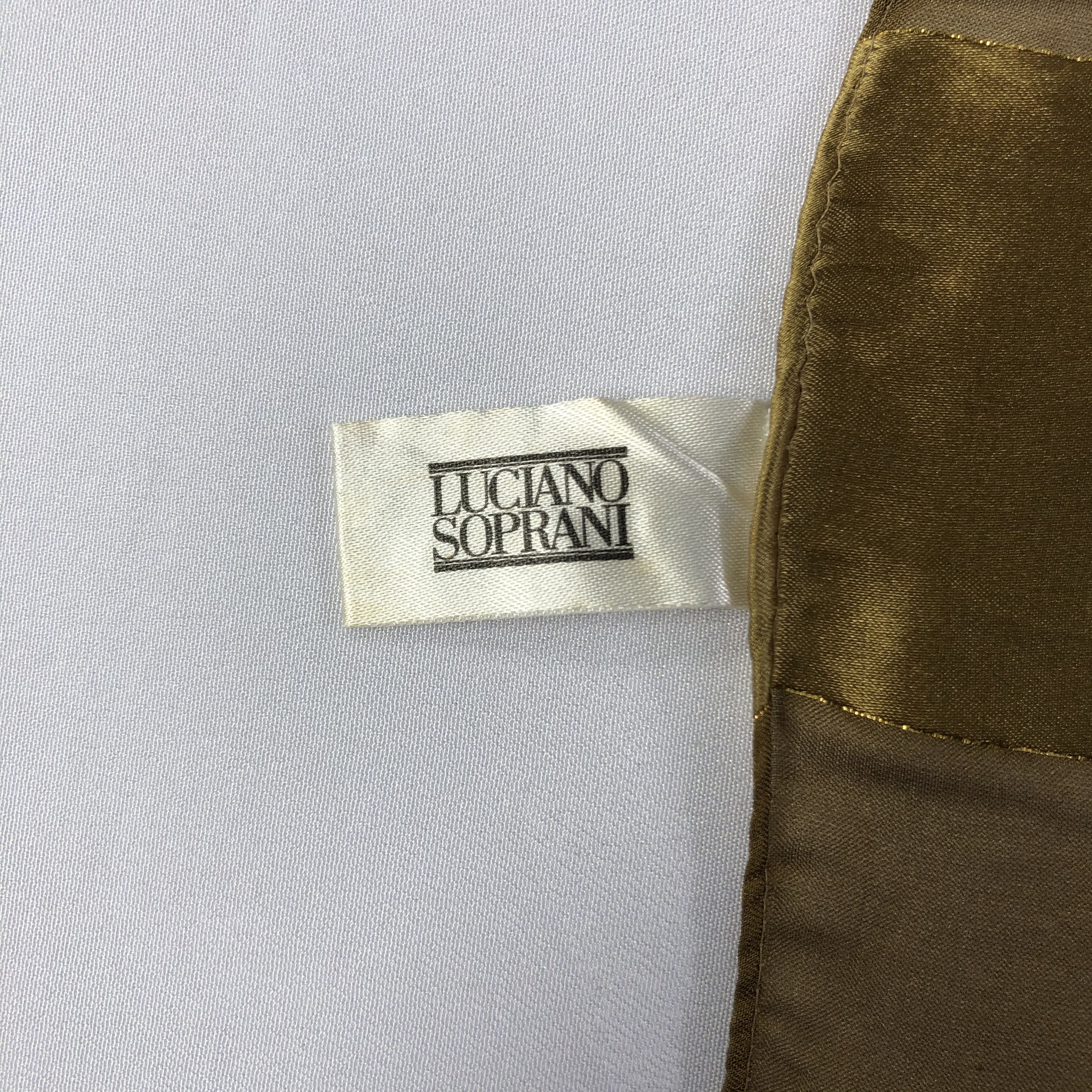 Vintage Vintage Luciano Soprani Silk Scarf Size ONE SIZE - 5 Thumbnail
