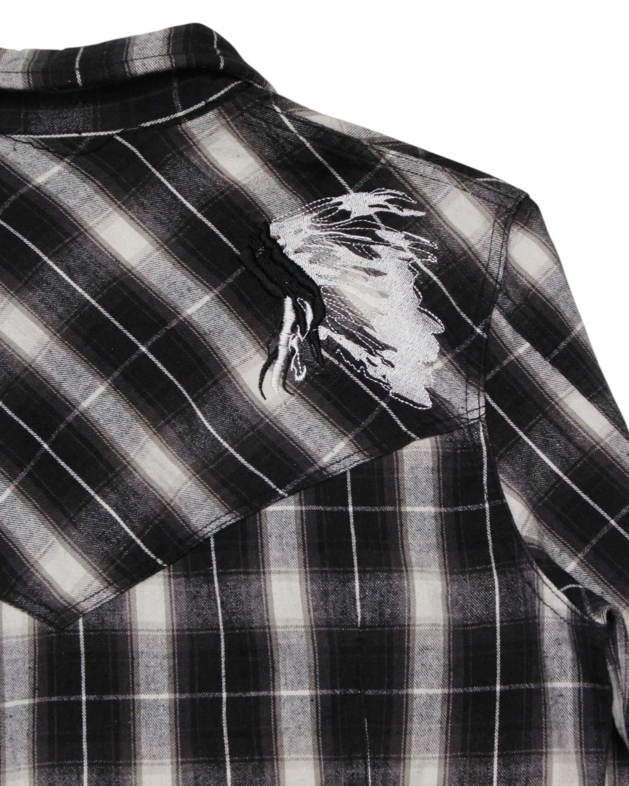 Hysteric Glamour 2000S COOK JEANS JAPAN BLACK VEIL WESTERN SHIRT Size US M / EU 48-50 / 2 - 6 Thumbnail