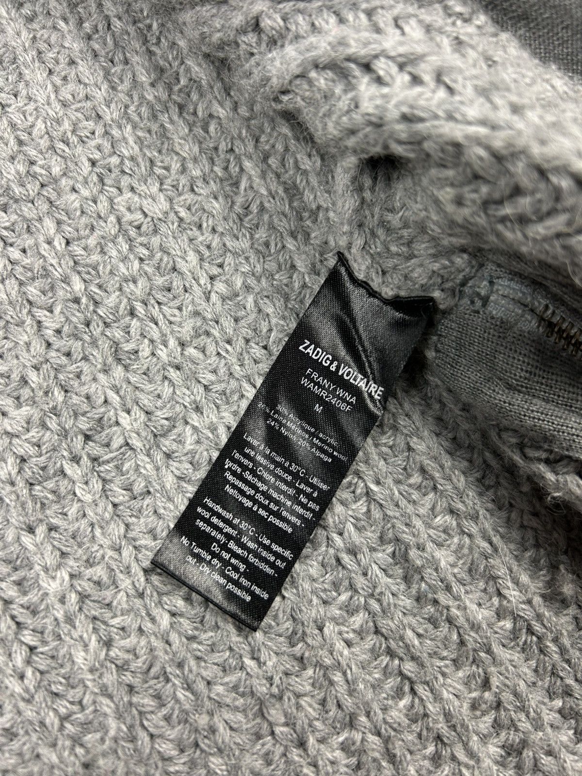 Zadig & Voltaire Zadig & Voltaire Knitted Cardigan Avant Garde Sweater Size M / US 6-8 / IT 42-44 - 13 Thumbnail