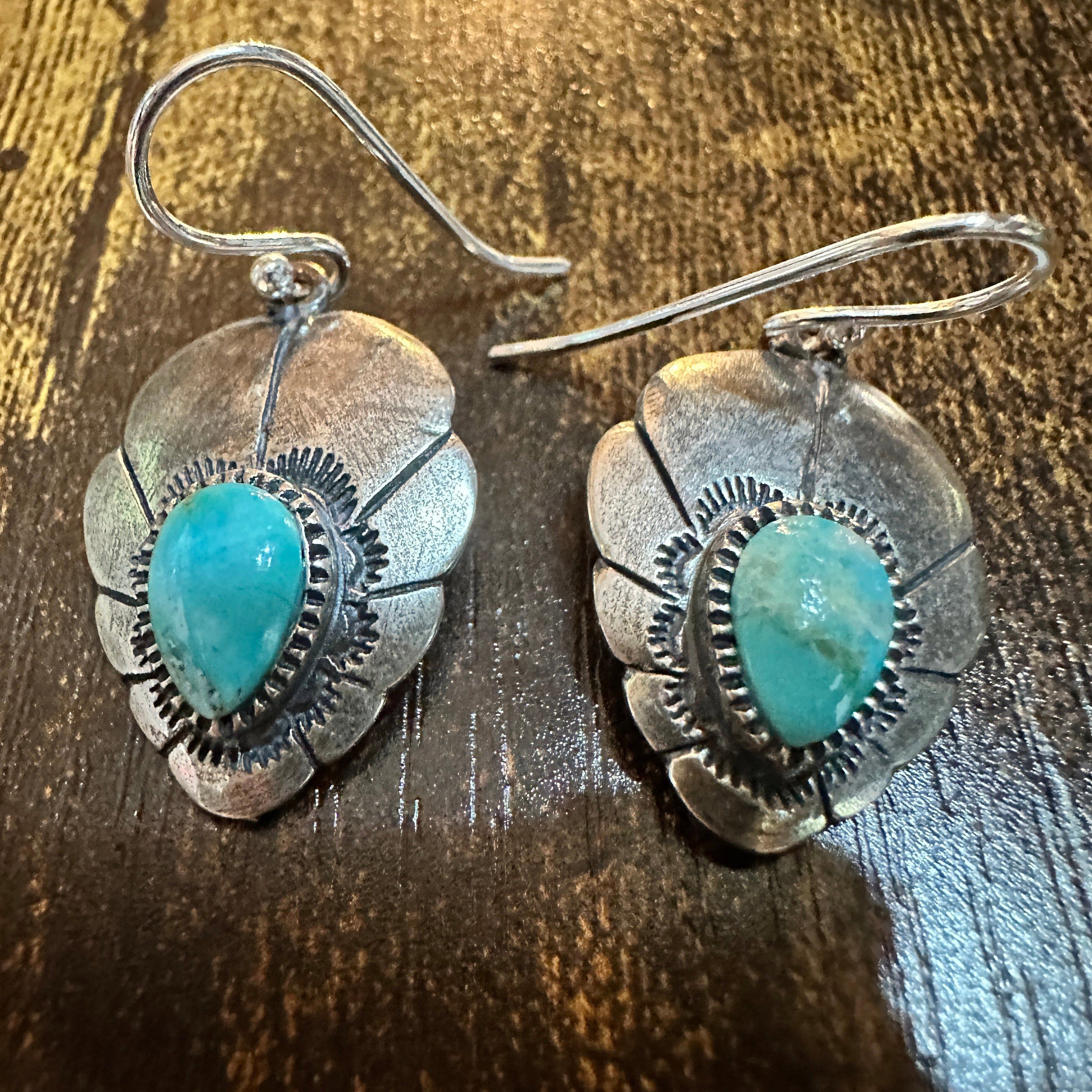 Other Native American Turquoise Dreamcatcher Wire Drop Earrings in Size ONE SIZE - 8 Thumbnail