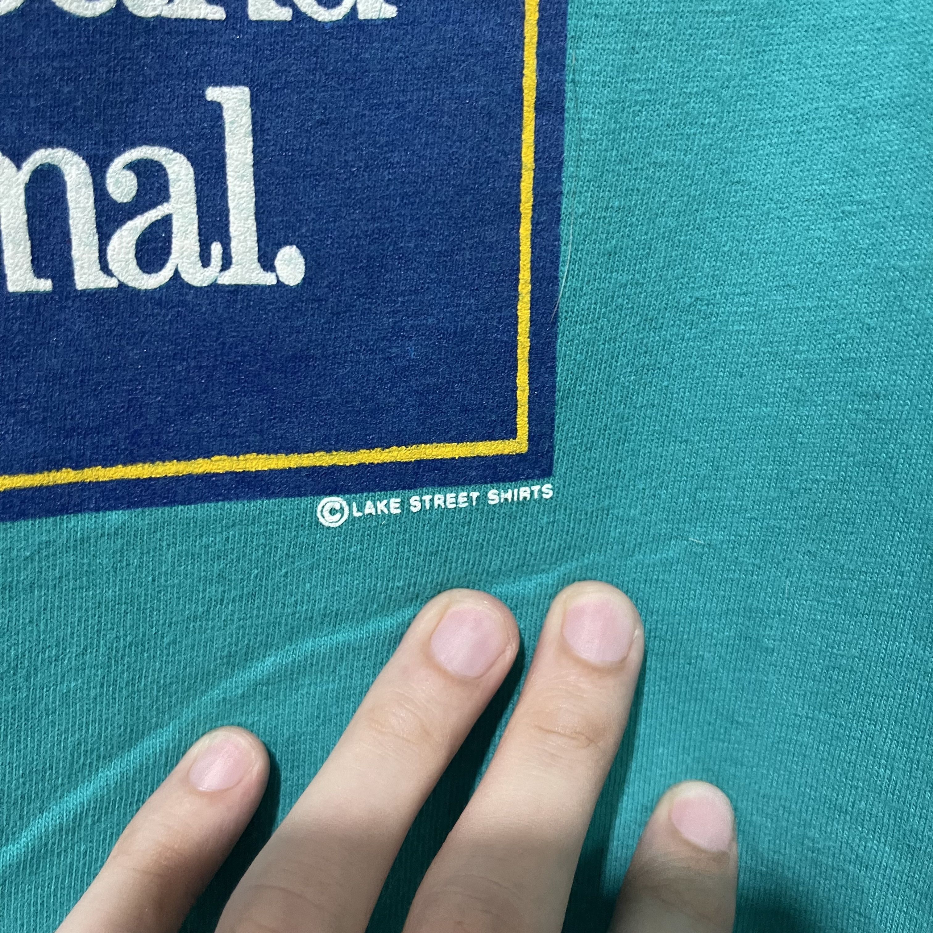 Vintage Vintage 90s “My next husband will be normal” Shirt Size US L / EU 52-54 / 3 - 3 Thumbnail