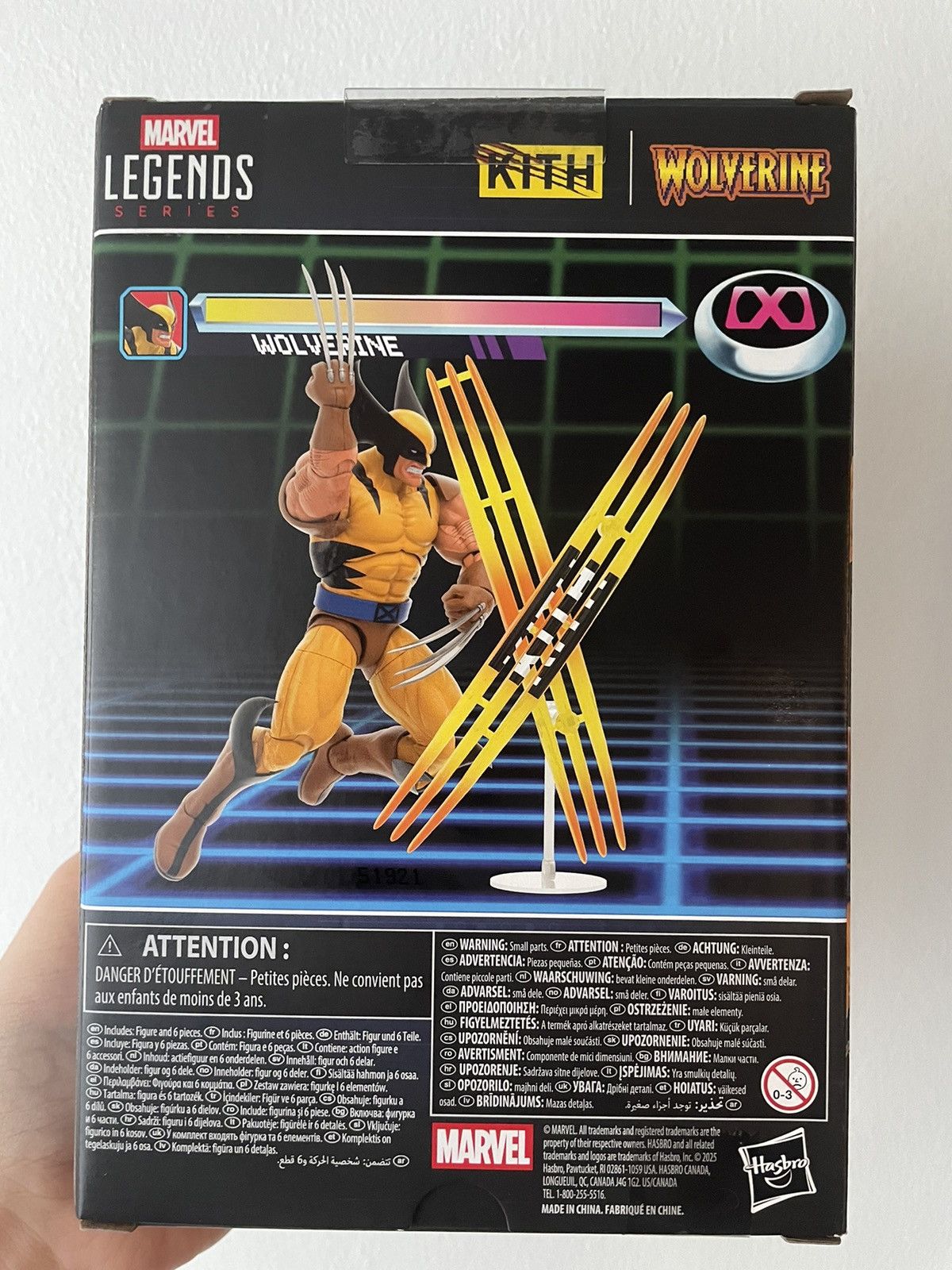 Kith Marvel Kith for hasbro legends Wolverine Gamerverse player Size ONE SIZE - 4 Thumbnail