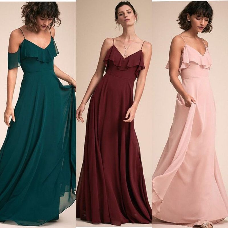 Anthropologie New Anthropologie BHLDN Jenny Yoo Mila Dress SZ 10 Hibiscus Size L / US 10 / IT 46 - 5 Thumbnail