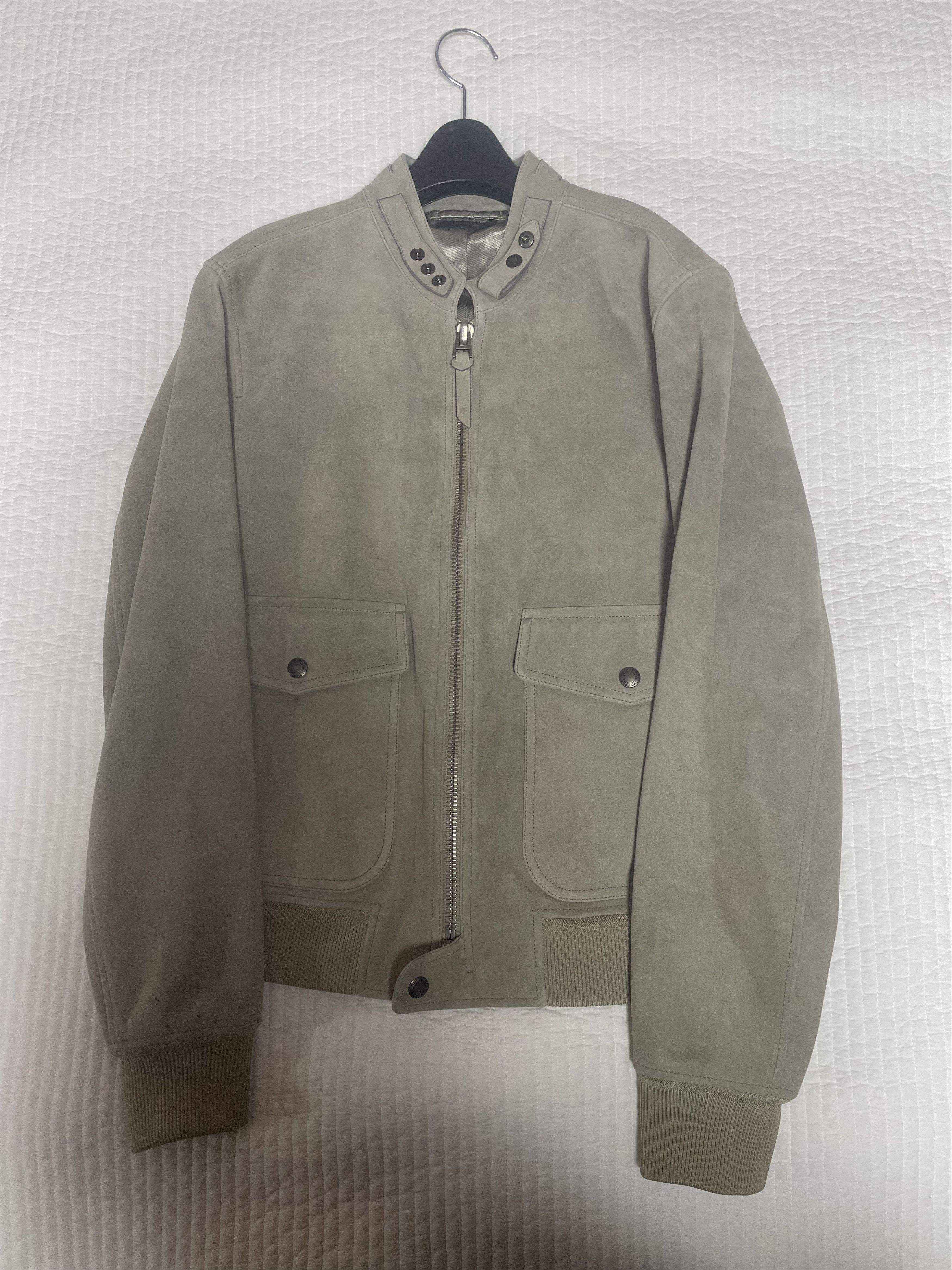 Tom Ford TOM FORD BUTTERY SUEDE ZIP JACKET Size US M / EU 48-50 / 2 - 3 Thumbnail