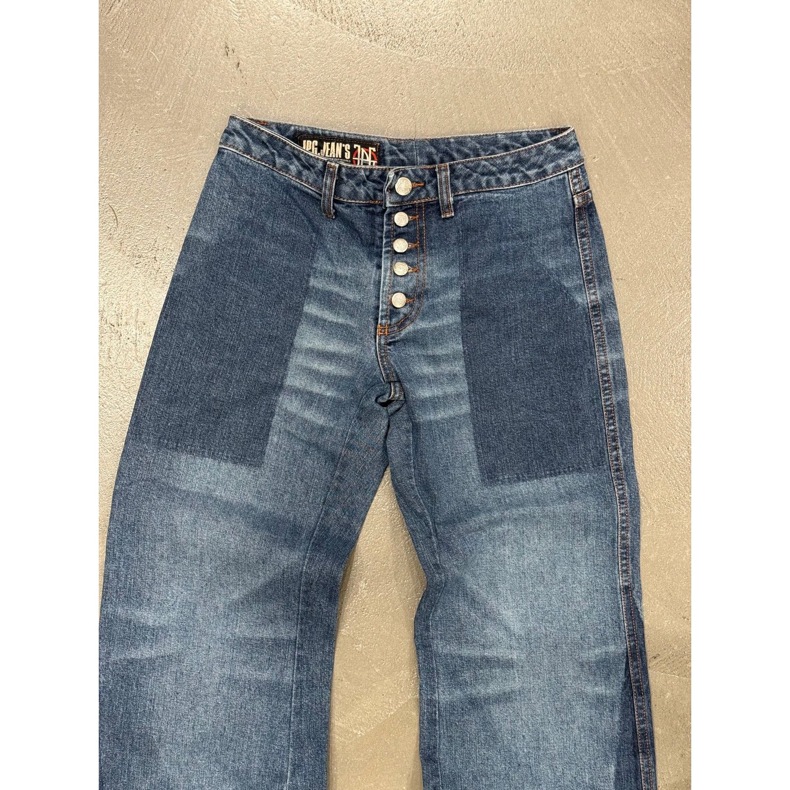 Jean Paul Gaultier 2000s Jean Paul Gaultier flared patchwork jeans Size 26" / US 2 / IT 38 - 5 Thumbnail