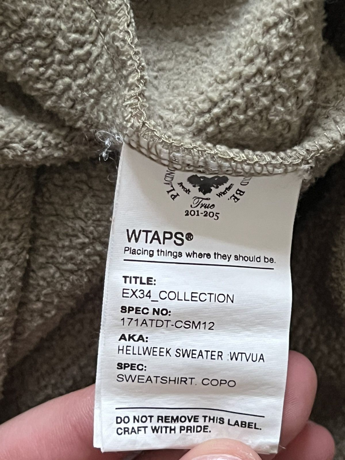 Wtaps WTVUA Sweatshirt Size US M / EU 48-50 / 2 - 4 Thumbnail