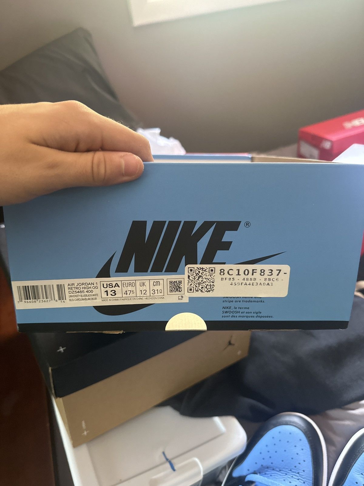 Jordan Brand × Nike Jordan 1 UNC toe Size 12 Size US 13 / EU 46 - 6 Thumbnail