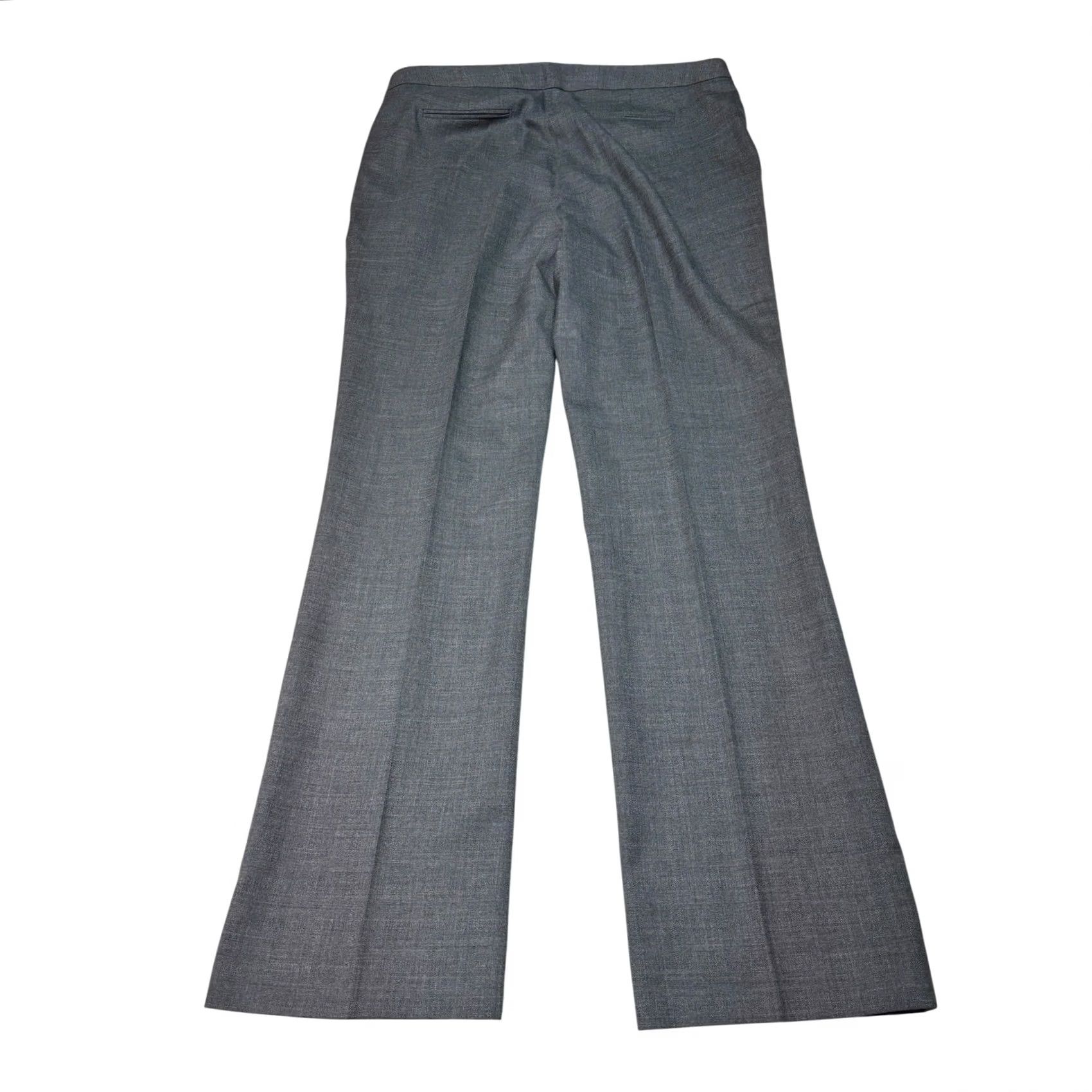 Brooks Brothers Brooks Brothers Lucia Fit Grey Wool Blend Wide Leg Trousers Womens 14 W38 L32 Size 36" / US 14 / IT 50 - 5 Thumbnail